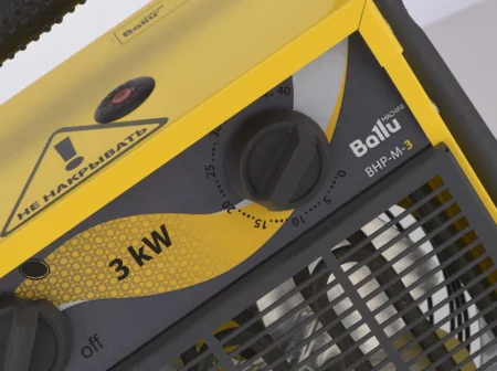 Пушка тепловая Ballu BHP-M-3 мощ. 3/1,5кВт 300м3/час 230В Пушка тепловая Ballu BHP-M-3 мощ. 3/1,5кВт 300м3/час 230В