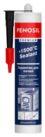Герметик для печей и каминов Penosil +1500°C Sealant, 280мл (Н0013Z Н4187)  1 12