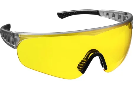 Очки защитные открытого типа, жёлтые, широкое моностекло Professional Stayer Hercules 2-110435  1