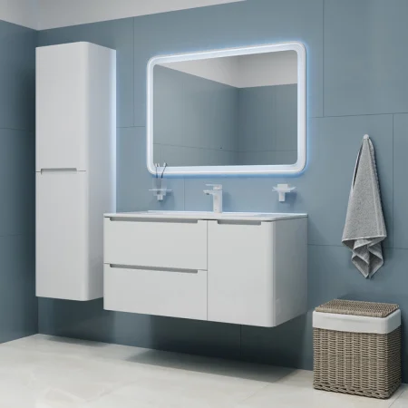 Пенал подвесной Iddis Edifice EDI40W0i97 300x400x1500мм белый