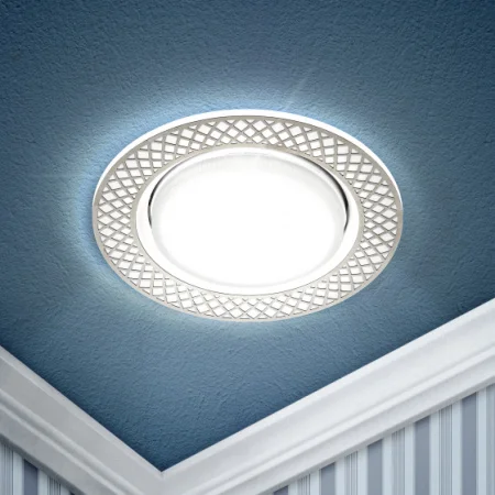 Светильник встраиваемый KL79 WH/CH/1 Б0037366 Эра