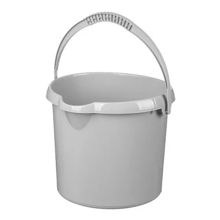 Ведро пласт. 4л "Etna" круглое серый 221217835/03