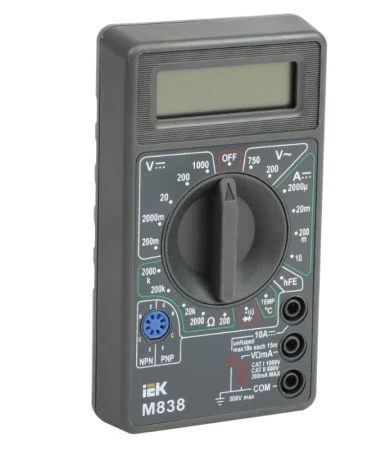 Мультиметр цифровой Universal M838 TMD-2S-838 (IEK) *1