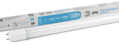 Лампа G13 10Вт 910Лм 4000К LED T8-10W-840-G13-600mm R Б0032999 (Эра)  1 30