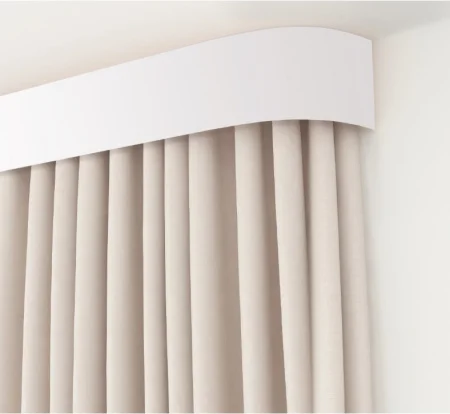 Карниз потолочный DDA Т-000051151 Поворот Декор трехрядный пластик белый глянец 2м