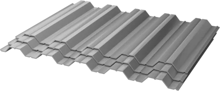 Профлист НС-35 1060х6000х0,45мм оцинкованный (6,36 м²)