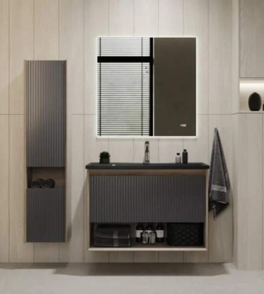 Пенал подвесной Tossony 140 Toss.04.140/P/DS-A/JR Дуб Самдал/Антрацит