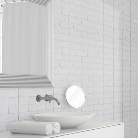 Панель ПВХ Кирпич белый 347 2700х250х8мм