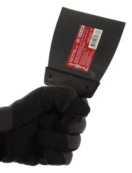 Шпатель фасадный 100мм пластиковая рукоятка нерж. сталь РемоКолор 12-5-100