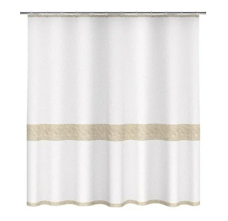 Штора для ванной полиэстер 180х180см Fora Stone, natural FOR-STN203NAT