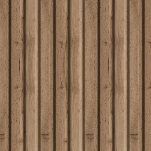 Панель стеновая реечная МДФ Stella Beats Light Пекан 2700x119x16мм