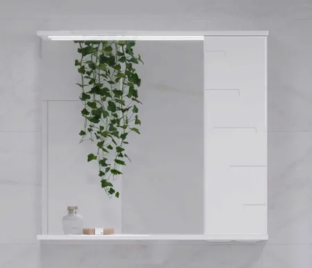 Зеркало-шкаф Volna Joli 60 с подсветкой белый