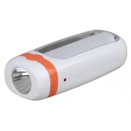 KA10S Фонарь ЭРА 2в1 10SMD+1W Акку 4V900mAh,  ЗУ 220V, карт (10/40/1200)