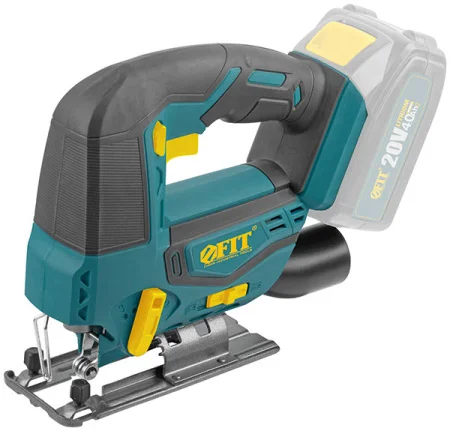 Лобзик Fit CJS-S20Li акккум. 20В, 0-2500 ход мин, БзП, маятник, 80мм, 1,6кг, рез. накл., без АКБ, ко