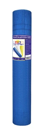 Сетка стеклотканевая для фасадных работ Polinet 5ммх5мм 160 г кв.м 50 м (ПР) (Э)  1