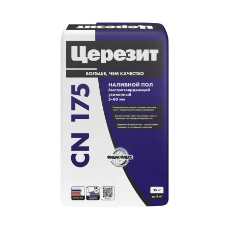 Смесь CN 175 Церезит универсальная самовыравнивающаяся 3-60мм 25 кг  1 48 (1535443)