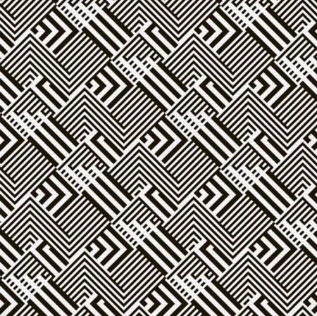 Коврик из вспененного ПВХ Vilina Геометрия черный 7101 0,65х12м