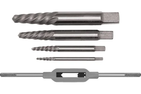 Набор экстракторов быстрорежущая HSS сталь 4шт с метчикодержателем Fit Профи 36449