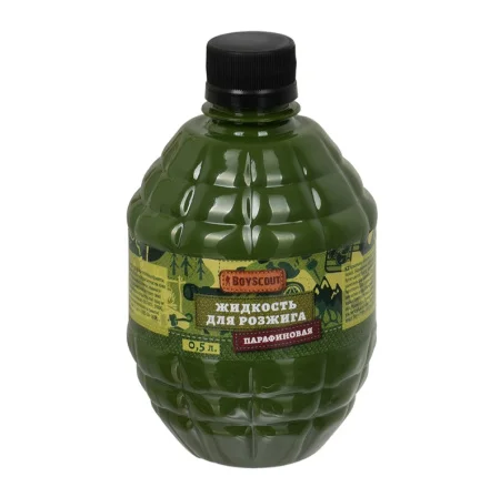 Жидкость для розжига 0,5л парафиновая BOYSCOUT 61036