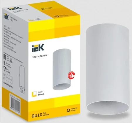 Спот потолочный накладной 4001 LT-UPB0-4001-GU10-1-K01 белый IEK
