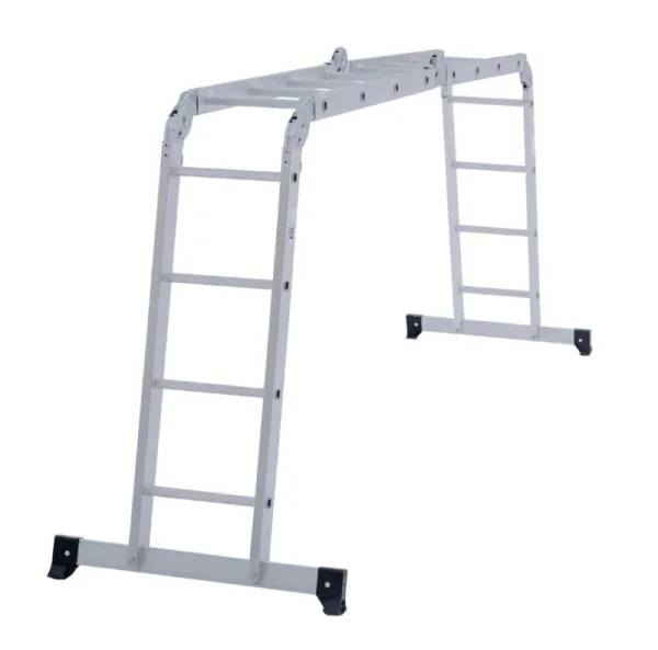 Лестница-трансформер 4 ступени 4 секции ширина 340мм алюминиевая Новая Высота NV 1320 1320404