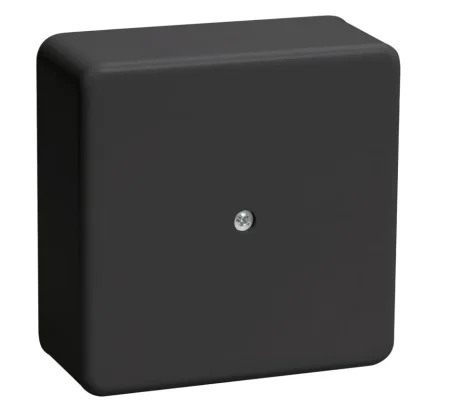 Коробка распаячная ОП 100х100х29мм черная UKO10-100-100-029-K02-E (IEK)  48