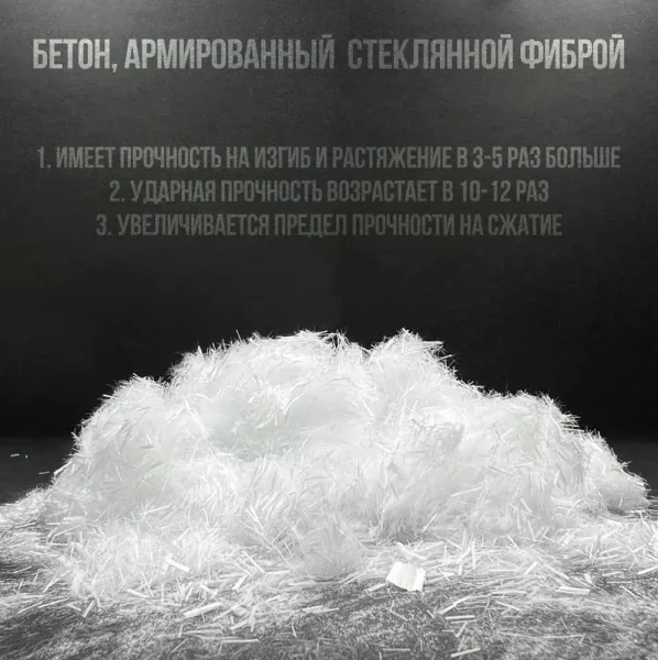 Фибра волокно строительное микроармирующие 12мм 0.9кг К-АРМА *1/20