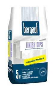 Шпаклевка гипсовая финишная Bergauf Finish Gips 5 кг