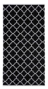 Полотенце махровое Этель "Ornament" чёрный, 70х130 см, 100% хлопок, 420 гр/м2 9472216 *1