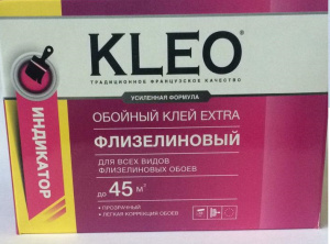 Клей для флизелиновых обоев с индикатором KLEO EXTRA 45 320гр *1/12