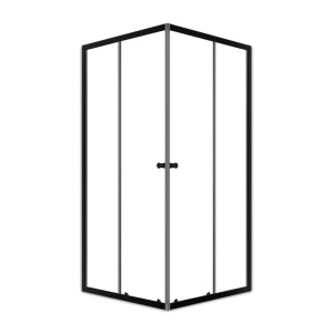 Ограждение душевое Cube 99 DS04Cb99L0Cl00.Gt-Black Domani-Spa