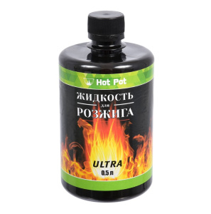 Жидкость для розжига 0,5л углеводородная ULTRA Hot Pot 61380 *1/24