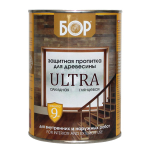 Защитная пропитка для древесины Ultra Бор дуб 0,75кг*1/14