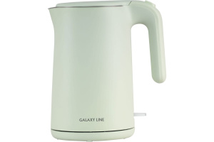 Чайник электрический GALAXY LINE GL 0327 мятный 1800 Вт, 1,5л, скрытый нагревательный элемент, 220-2
