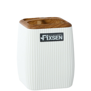 Стакан Fixsen WHITE WOOD FX-402-3 пластик