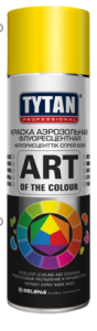 Краска аэрозольная флуоресцентная Tytan Professional Art of the colour  400мл желтая (20427) *1/12