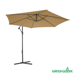 Зонт садовый Green Glade светло-коричневый 6003 *1