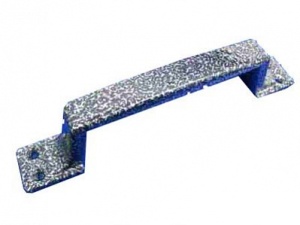Ручка-скоба дверная металл РС-100-4 антик серебро С5231 *3/30