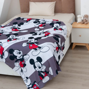 Плед "Микки Маус" 1,5 сп, 140х210 см, 100% п/э 7339224 *1