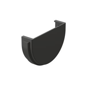 Заглушка желоба графит PVSX-1086 Döcke PREMIUM