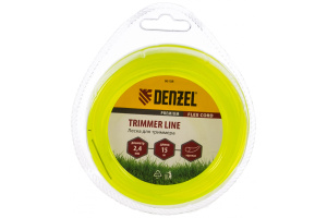 Леска для триммера FLEX CORD DENZEL 96108 круг 2,4мм 15м