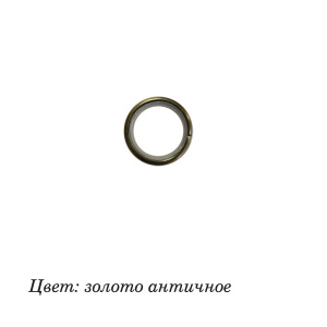 Кольцо круглое Золото антик