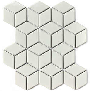 Мозаика "Medina white" керамогранитная 306х264,5х6мм=0,08м2 (Bonaparte) *1