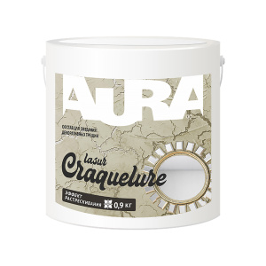 Лак для художественной отделки Aura Lasur Craquelure 1кг