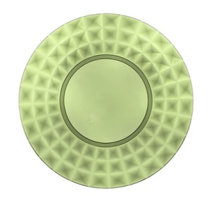 Тарелка "Vintage", полистирол, цвет «зеленый» D20 см /48 QWERTY *1