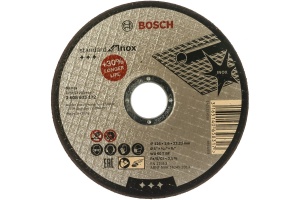 Диск отрезной по нерж. стали Bosch Standard 125х1.6х22.23 mm прямой 2.608.603.172 *1