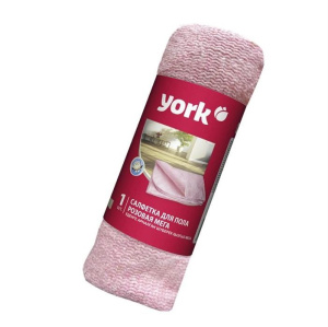 Салфетка для пола 75х100см х/б розовая (York) Д7923 *1