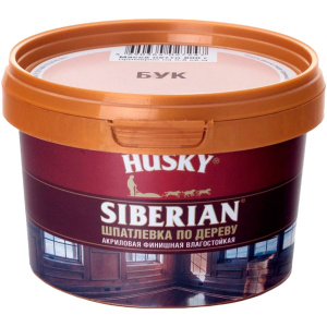 Шпатлевка по дереву Husky -20С° бук 0,4 кг