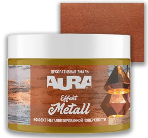 Эмаль Aura Effekt Metall бронза 0,25кг