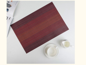 Салфетка на стол Вензеля 45,5×30см цвет бордовый